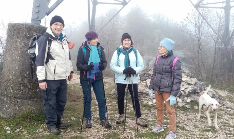 Retour en images sur la sortie marche au col de France du jeudi 7 décembre